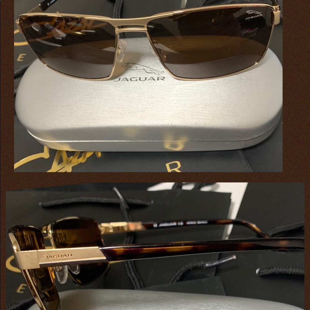 Jaguar ophthalmic glasses and sunglasses.